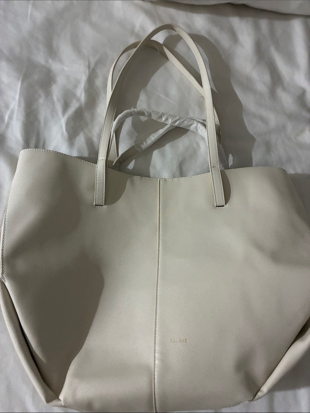 Cream cyme bag